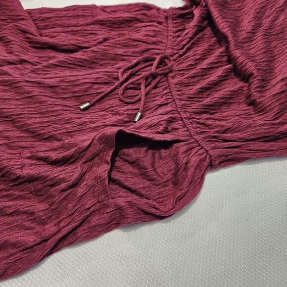 Universal thread jumpsuit Size Medium Burgundy with Pockets NEW - Picture 5 of 15